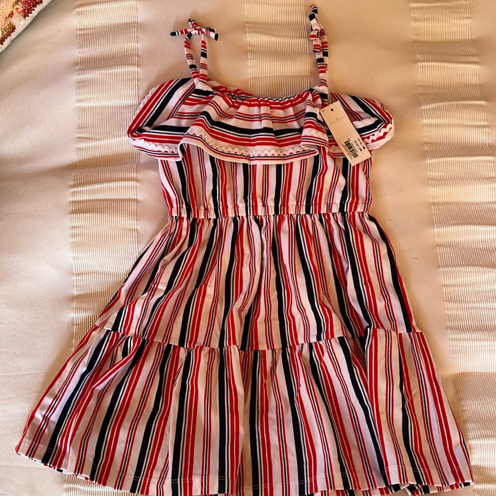 Janie and Jack Red, White, and Blue dress size 6